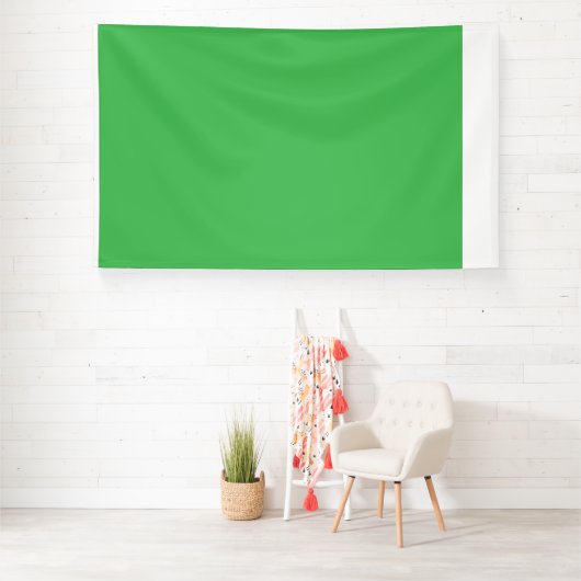 Een groene achtergrond met een witte rand spandoek (Insitu)
