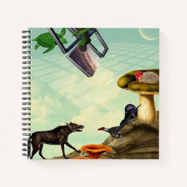 Een groene, ademende planeet notitieboek