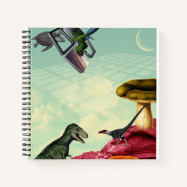 Een groene, ademende planeet notitieboek