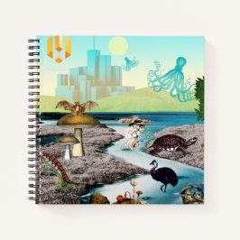 Een groene, ademende planeet notitieboek