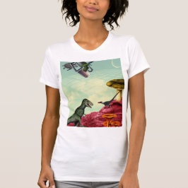 Een groene, ademende planeet t-shirt