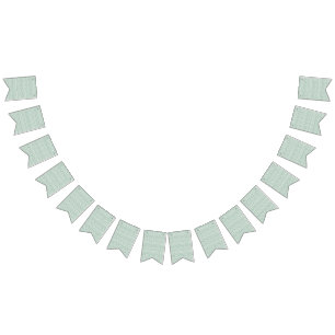 een groene en witte achtergrond met kleine blaadje vlaggetjes