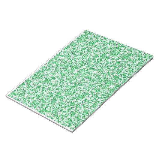 Een groene en witte achtergrond met kleine witte s notitieblok (Schuin)