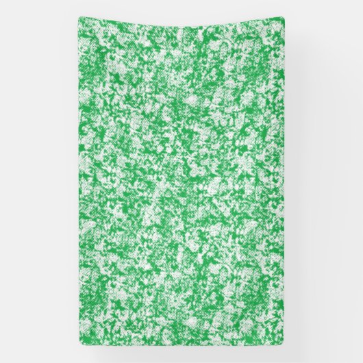 Een groene en witte achtergrond met kleine witte s spandoek (Verticaal)