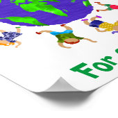 Een groene nieuwe deal voor onze toekomst poster (Hoek)