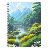 Een groene oase van bomen notitieboek (Voorkant)