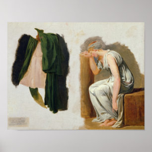 Een groene toga en Camille Poster