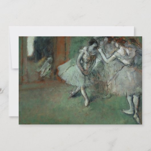 Een groep dansers | Edgar Degas (Voorkant)