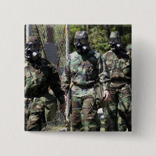 Een groep deelnemers aan de Solar Challenge Vierkante Button 5,1 Cm