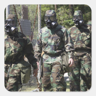 Een groep deelnemers aan de Solar Challenge Vierkante Sticker