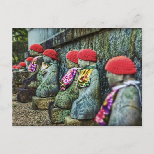 Een groep monniken briefkaart (Voorkant)