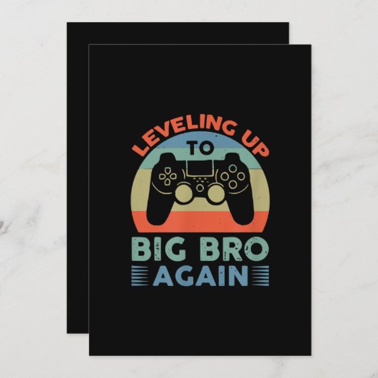 Een groot Bro weer , grote brok Feestdagenkaart (Voorkant / Achterkant)