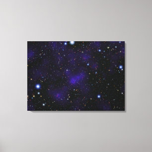 Een groot collectie sterrenstelsels canvas afdruk
