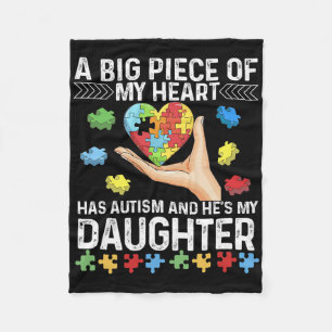 Een Groot Deel Van Mijn Hart Heeft Autisme En Het Fleece Deken