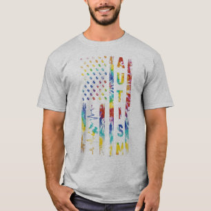 Een groot ontwerp voor een maand van autisme-bewus t-shirt