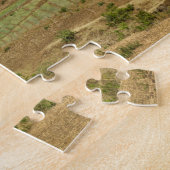 Een groot schilderachtig uitzicht van een grote ro legpuzzel (Zijkant)