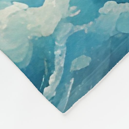 Een groot schip en mooi weer fleece deken (Hoek)