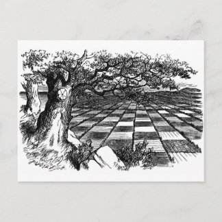 Een groot spel van schaak briefkaart