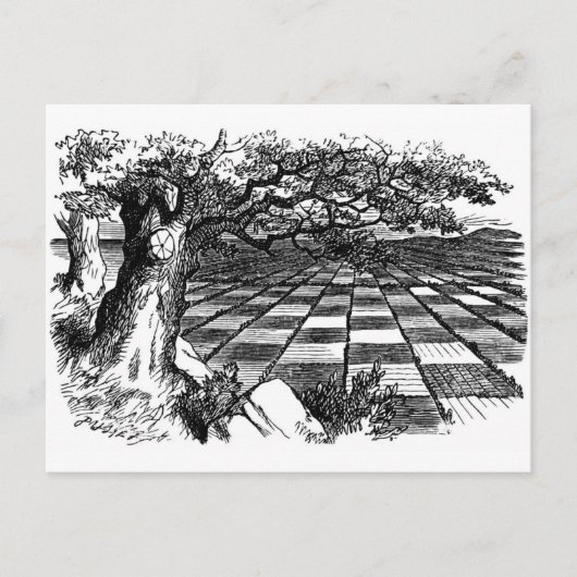 Een groot spel van schaak briefkaart (Voorkant)