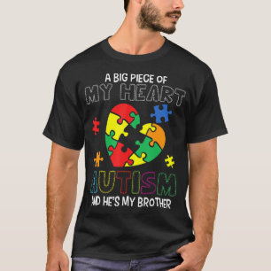 Een groot stuk van mijn hart heeft autisme. Hij is T-shirt