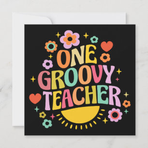 Een groovy leraar kaart