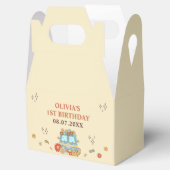 Een Groovy Retro Regenboog 1e Verjaardag Bedankdoosjes (Geopend)