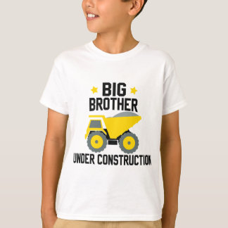 Een grote broer in aanbouw Zwangerschap Aankondigi T-shirt