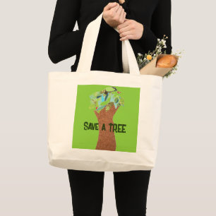 Een grote Canvas tas opslaan
