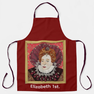 Een grote koningin schort