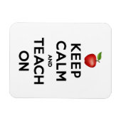 Een grote magnetische herinnering om kalm te blijv magneet (Horizontaal)