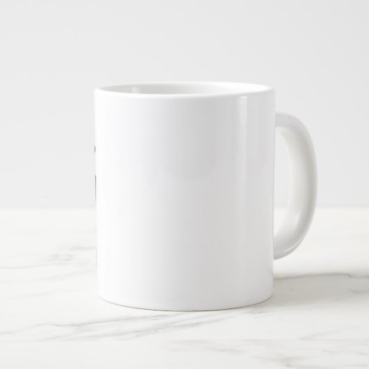 Eén grote Mok | Aangepaste naam Novelty Jumbo Cup (Voorkant rechts)