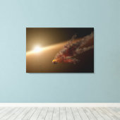 Een grote uitbarsting rond ster NGC 2547-ID8. Canvas Afdruk (Insitu (Houten vloer))