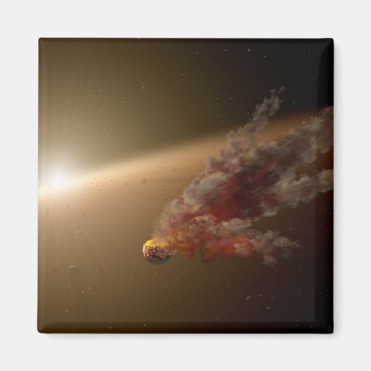 Een grote uitbarsting rond ster NGC 2547-ID8. Magneet (Voorkant)