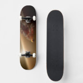 Een grote uitbarsting rond ster NGC 2547-ID8. Skateboard (Voorkant)