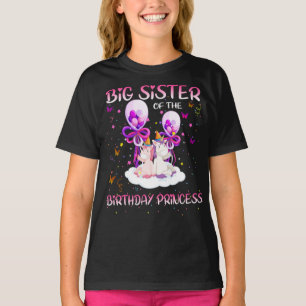 Een grote zus van de verjaardag Princess T-shirt