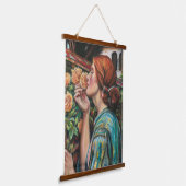 Een grotere schoonheid - hangend wandkleed (Gebogen)