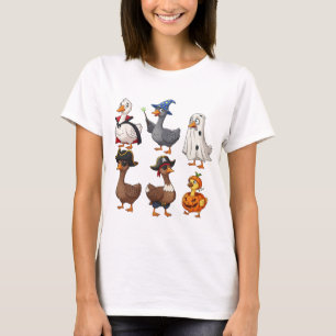 Een gruwelijk Halloween-kostuumfeest: Expressieve T-shirt