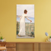 Een gunst - Edmund Blair Leighton Canvas Afdruk (Insitu (Woonkamer))