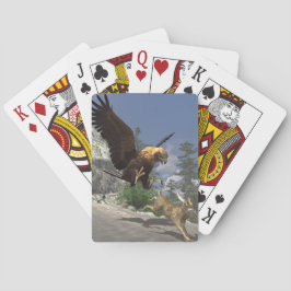 Een haas van een kans speelkaarten