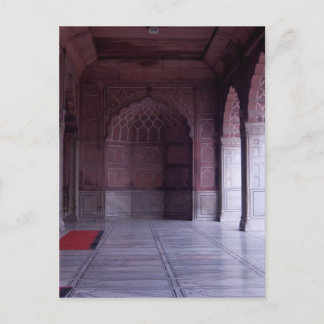 Een hal in de Jama Masjid Briefkaart