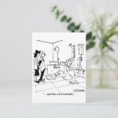 Een half bad briefkaart (Staand voorkant)