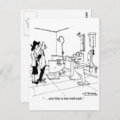 Een half bad briefkaart (Voorkant / Achterkant)