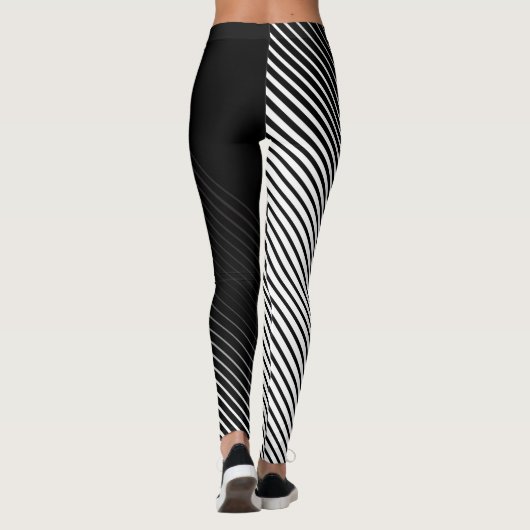 Een half vrouw - een halve zebra leggings (Achterkant)