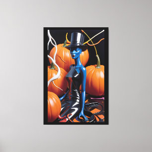 Een Halloween droom - Ken Gage Art Canvas Afdruk