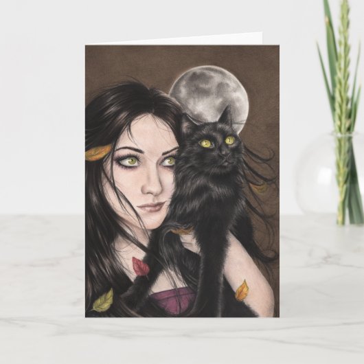 Een Halloween Night Wenskaart Kaart (Voorkant)