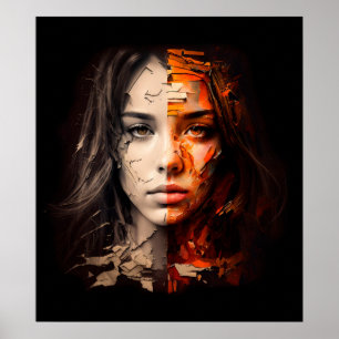 Een halve cel poster