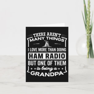 Een hamradio-opa zijn Funny Oude Man Kaart