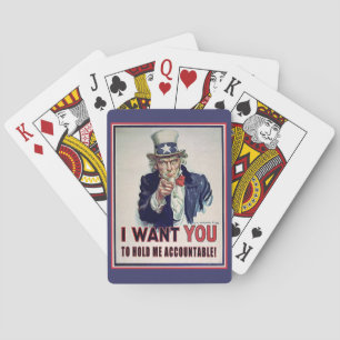 Een hand voor oom Sam Pokerkaarten