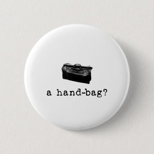 Een handtas? ronde button 5,7 cm