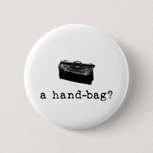 Een handtas? ronde button 5,7 cm